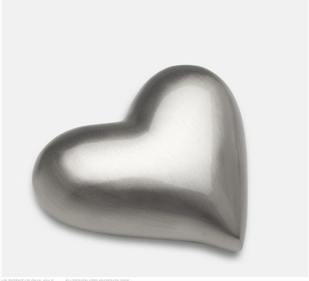 Brushed Pewter (Keepsake Heart)