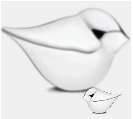 Oiseau de l'âme Argent Femelle (Reliquaire)