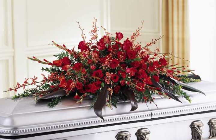 The Deeply Adored Casket Spray