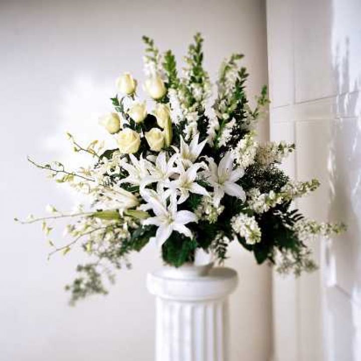 Light In Your Honor Funeral Basket