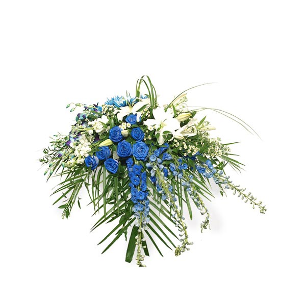 The Lilies casket spray