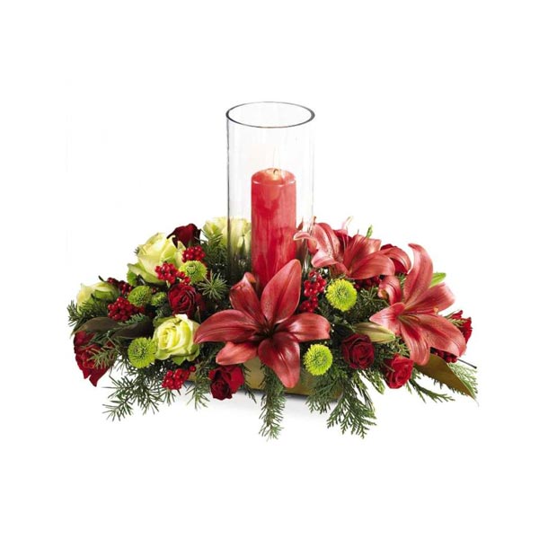The Light of Christmas Centerpiece